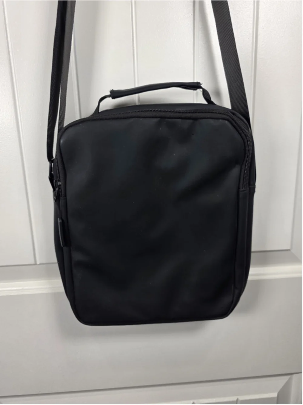 Duchamp London Crossbody Bag Black Mens Travel Messenger Shoulder Bag NWT